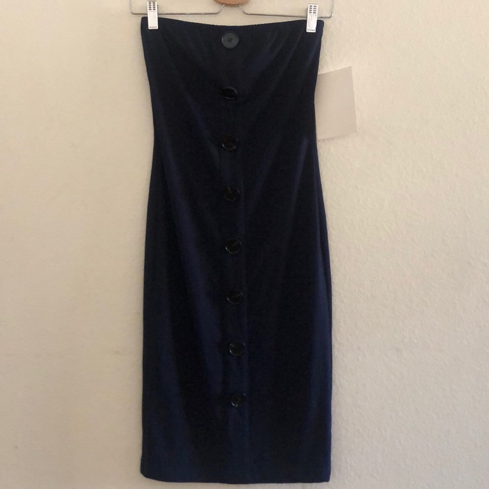 Button up bodycon dress